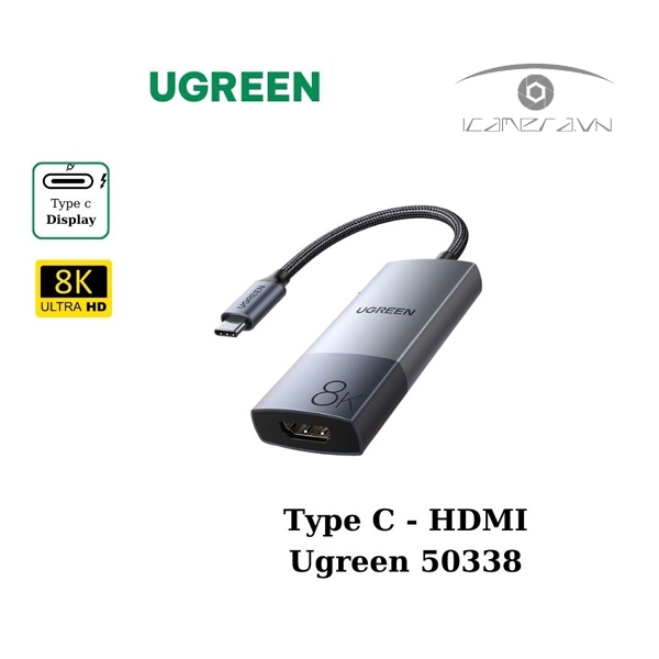 Cáp chuyển USB Type C to HDMI 2.1 hỗ trợ 8K@60Hz Ugreen 50338
