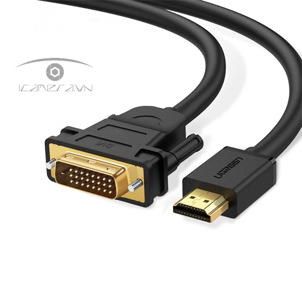 Cáp HDMI to DVI (24+1) Ugreen chính hãng 11150/10135/10136