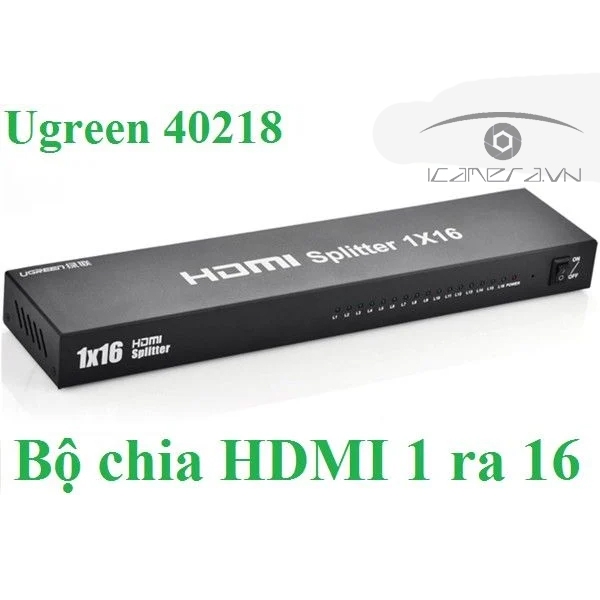 Bộ chia HDMI 1 ra 16 cổng Ugreen 40218 chính hãng