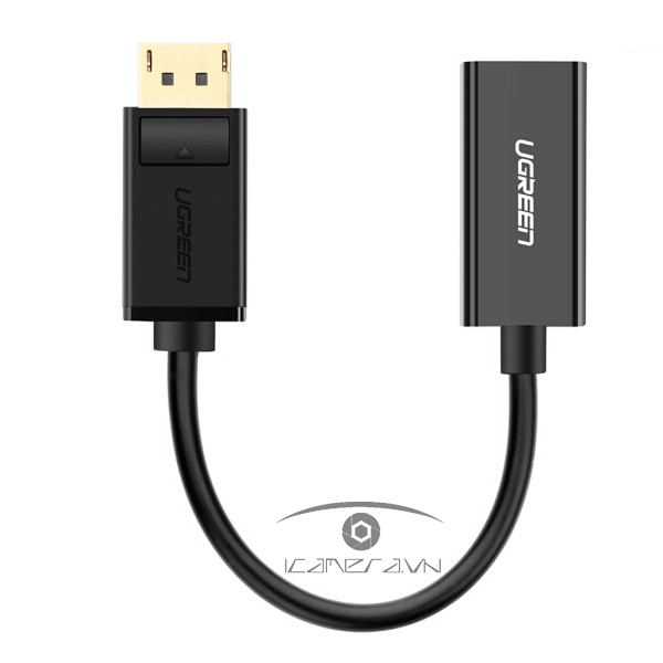 Cáp chuyển đổi Displayport to HDMI Ugreen 40363 hỗ trợ 4K chính hãng