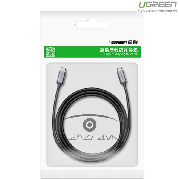 Ugreen 50751 Cáp USB Type C 2 đầu dương dài 1,5m