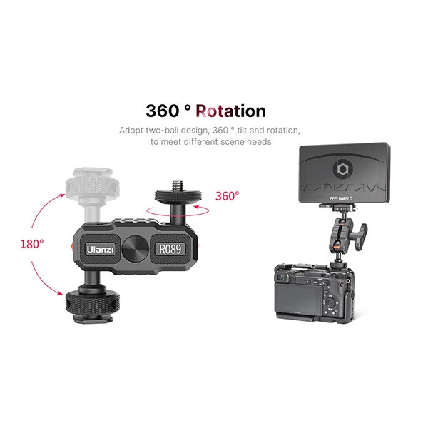 Ualnzi R089 - Double Ball Head Magic Arm