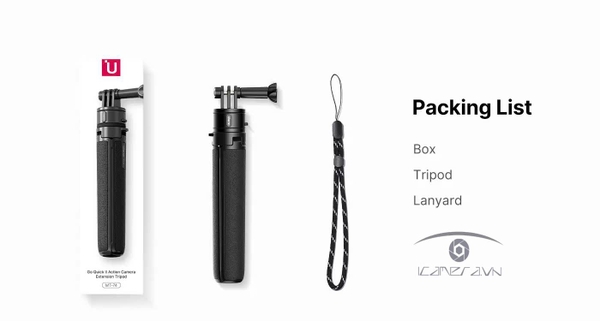 Ulanzi MT-74 Go-Quick II chân tripod dành cho Gopro/Action Camera