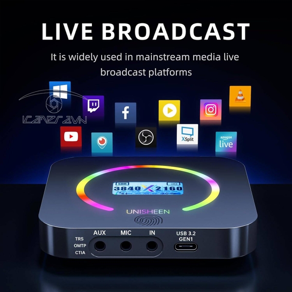 Capture Livestream Unisheen UC2700H HDR-VRR