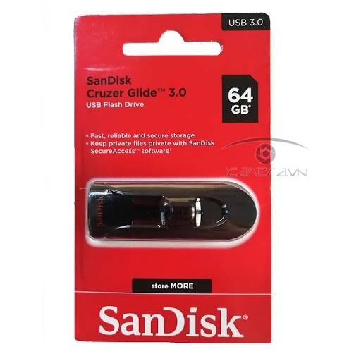 USB 64GB 3.0 SanDisk Cruzer Glide CZ600