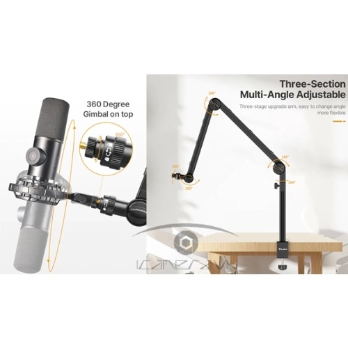 Vijim LS24 Boom arm - Thanh kẹp cạnh bàn dành cho điện thoại