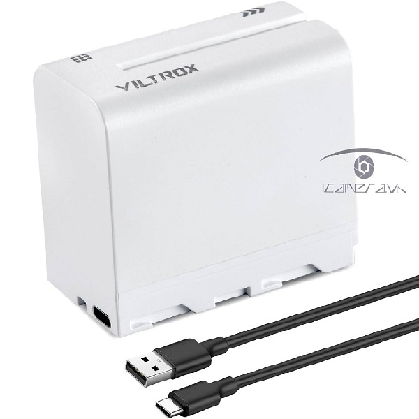 Pin Viltrox NP-F970/ F750 / F550 tích hợp sạc Type-C