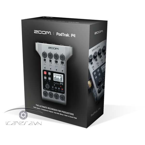 Bộ thu âm 4 kênh Zoom PodTrak P4