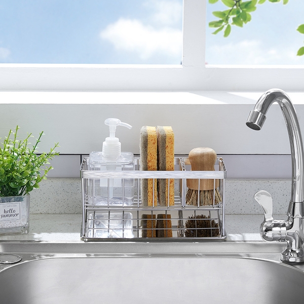 Khay inox304 để vật dụng rửa chén Gia Dụng Thông Minh HOME INDEX