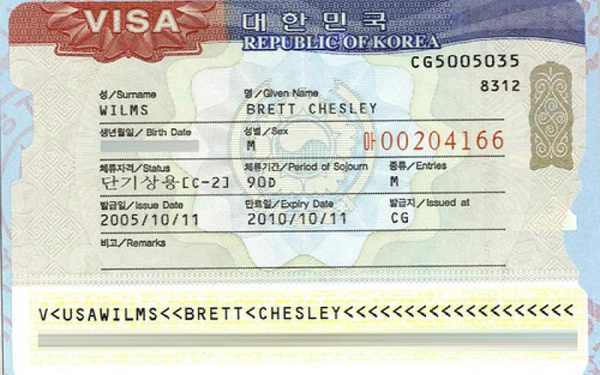 Thủ tục xin visa Hàn Quốc