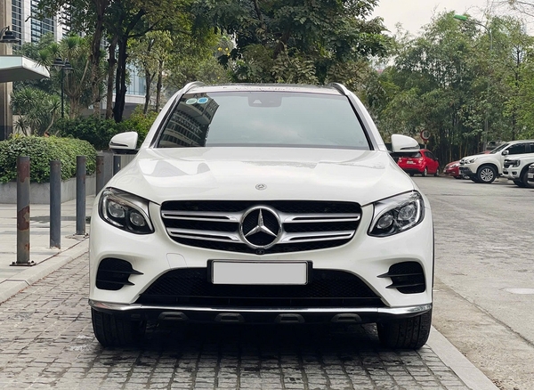 mercedes GLC 300 4matic 2017 trắng cam cực chất