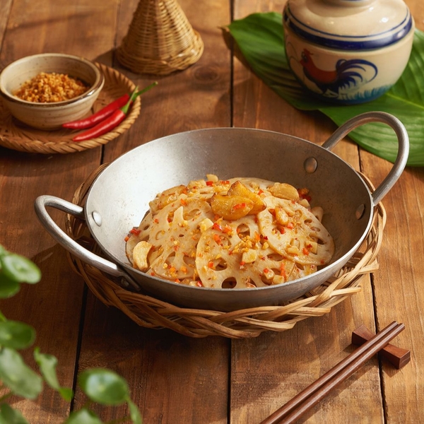 Củ sen xào sốt sampa