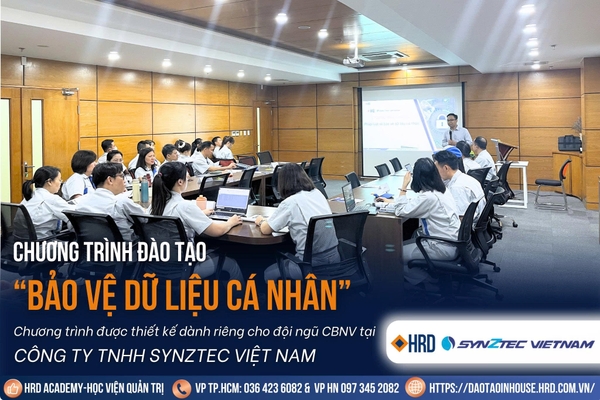 Đào Tạo Bảo Vệ Dữ Liệu Cá Nhân Cho Doanh Nghiệp | Synztec & HRD Academ