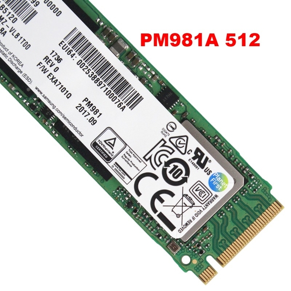 PM981A(M2 NVMe ~ 970 EVO PLUS) 512