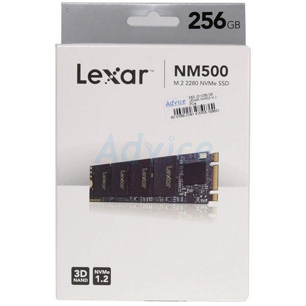 Ổ cứng SSD Lexar 256GB NM500 PCIe G3x2 M.2 2280 (LNM500-256RB)