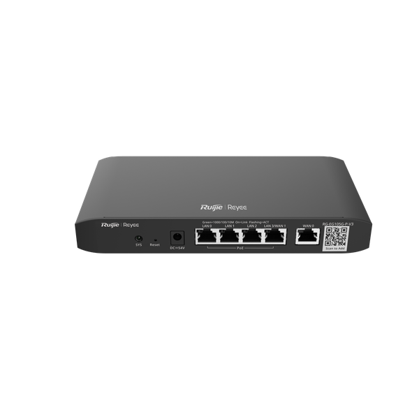 Router Ruijie RG-EG105G-P-V3 - Cân bằng tải 100 User - Tích hợp cấp nguồn POE
