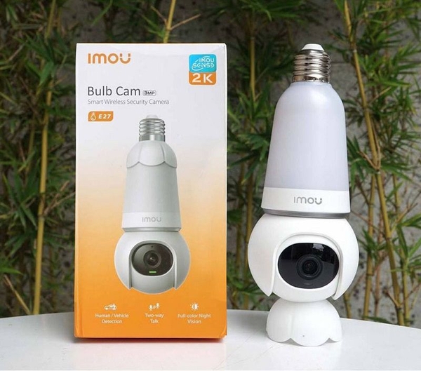 Camera bóng đèn Imou, camera ngụy trang Imou độ phân giải 2K 3MP IPC-S6DP-3MOWEB-E27