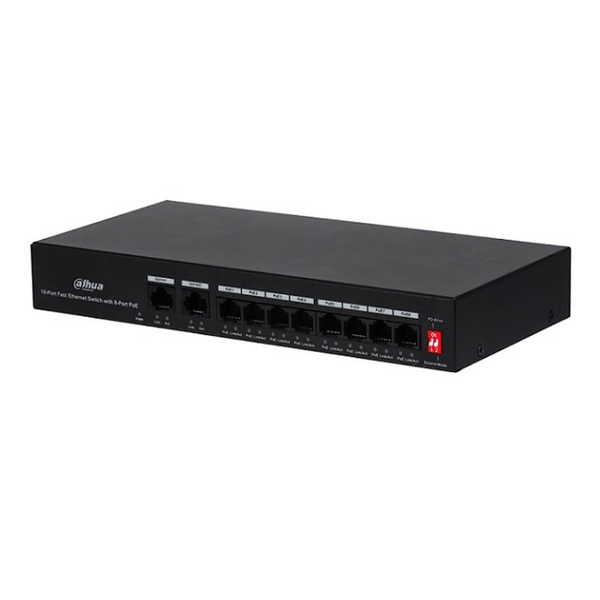 Switch PoE 8 port DAHUA DH-PFS3010-8ET-65