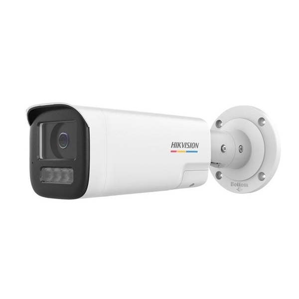 Camera thân trụ ngoài trời 4MP Hikvision DS-2CD1B47G2H-LIUF/SRB – Camera ColorVu phát hiện người phương tiện, cùng Chế độ đèn thông minh