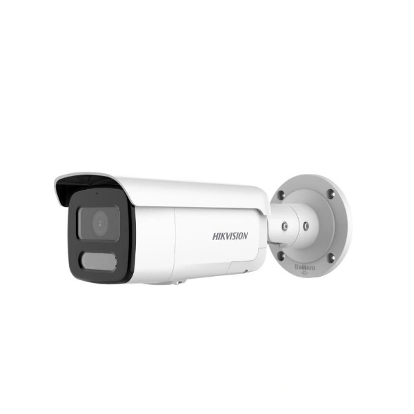 Camera IP Thân trụ 4MP Hikvision DS-2CD2T47G2H-LISU/SL- CÓ MÀU 24/24 tích hợp MIC, cảnh báo bằng âm thanh và đèn