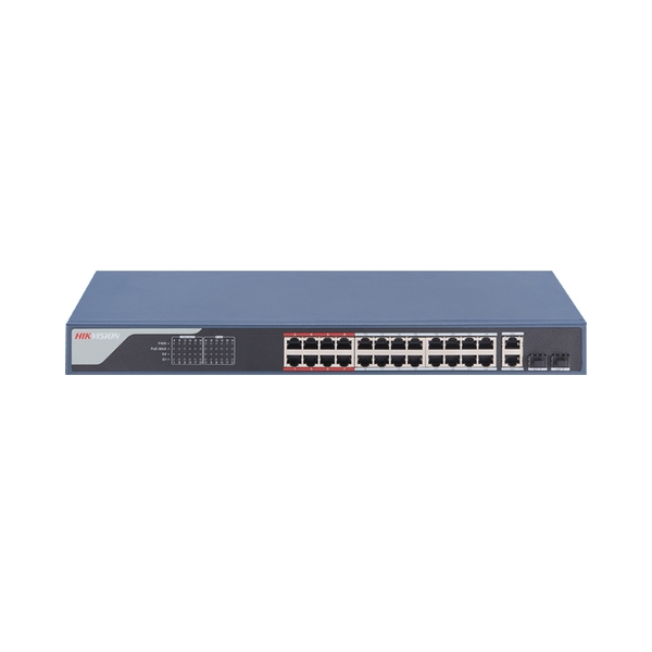 Switch mạng thông minh 24 cổng PoE Hikvision DS-3E1326P-EI