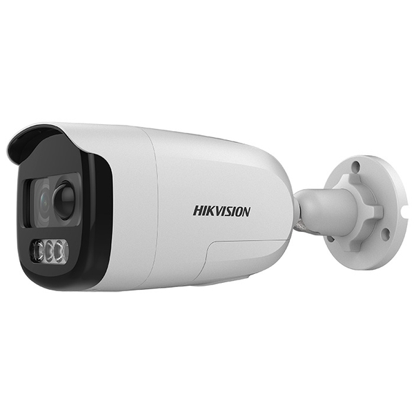 Camera HDTVI ColorVu 2.0 Megapixel HIKVISION DS-2CE12DFT-PIRXOF  -Tích hợp còi, đèn báo động