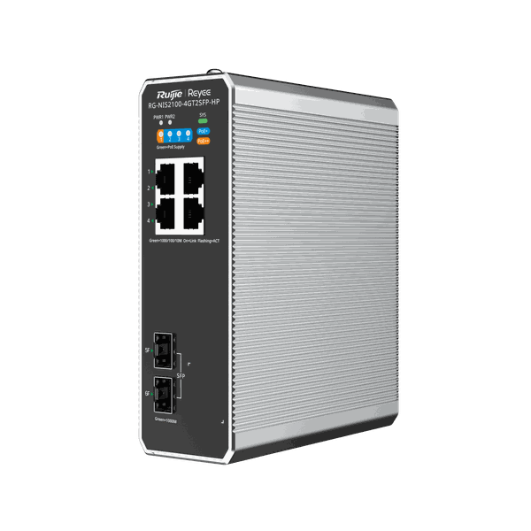 Thiết bị mạng Switch công nghiệp Layer 2 Ruijie RG-NIS2100-4GT2SFP-HP