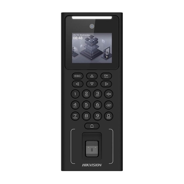 Máy chấm công Hikvision SH-K1T9321MFWX nhận diên khuôn mặt + vân tay + Thẻ