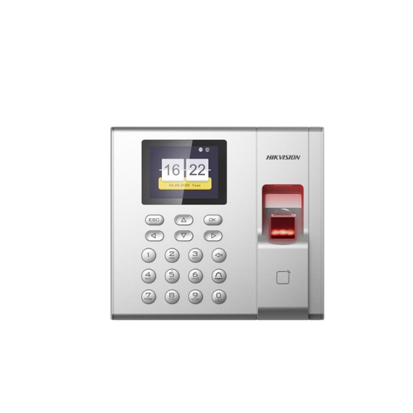 Máy Chấm Công Hikvision SH-K1T9803MF Vân Tay + Card mifare  Màn hình LCD 2.4 inch 