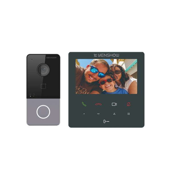 Bộ Kit chuông cửa có hình IP Hikvision SH-KIS6601-WE