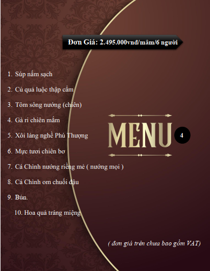 Thực đơn mâm - 4