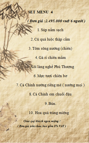 Thực đơn mâm - 4