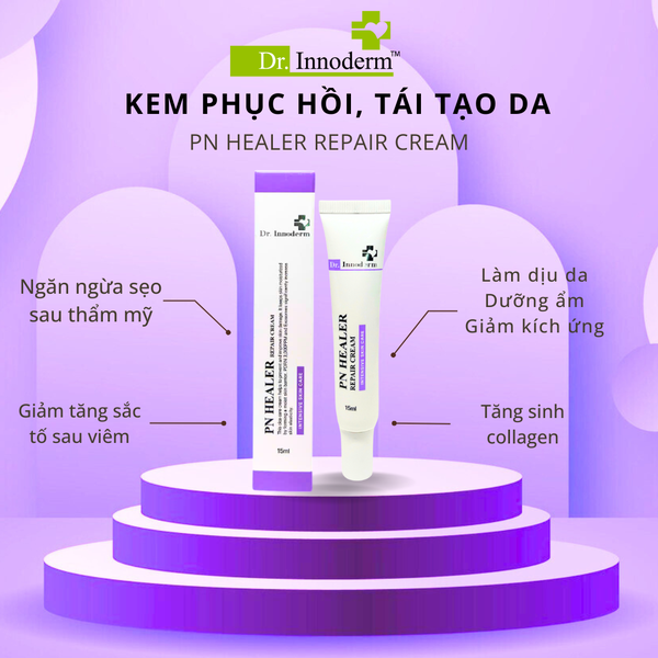 KEM DƯỠNG ẨM, TĂNG TÍNH ĐÀN HỒI DR.INNODERM PN HEALER REPAIR CREAM