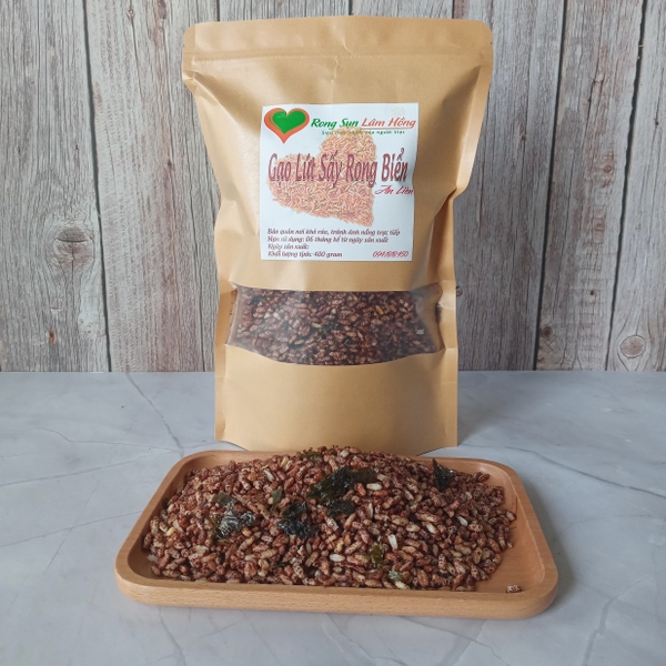 Gạo lứt rong biển – Món ăn vặt mới lạ đầy hấp dẫn