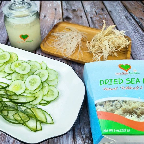 Sea moss vitamins help glowing skin and healthy hair