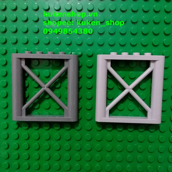 Phụ Kiện Lắp Hàng Rào Giá Đỡ Chữ X NO.353 - Phụ Kiện MOC Brick
