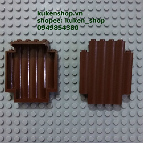 COMBO 2 Mảnh Ráp Rào Chắn Thành NO.349 - Phụ Kiện MOC Brick