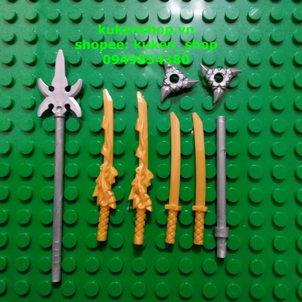 Ninjago Vũ Khí Kiếm Rồng Kiếm Katana Siêu Hot NO.456 - Phụ Kiện Lego