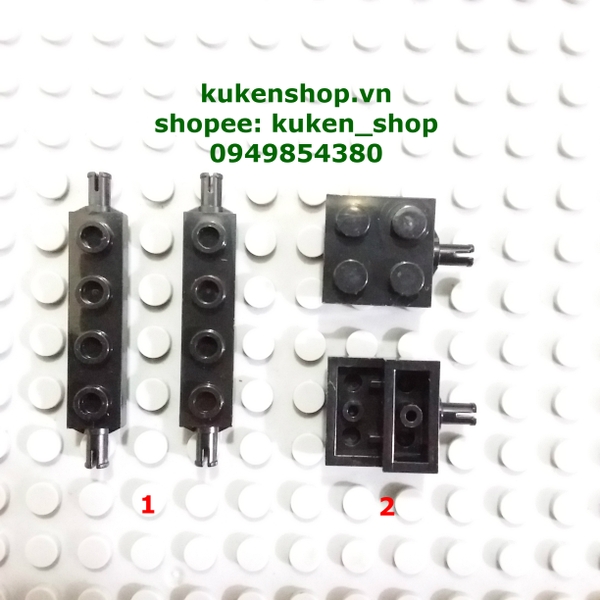 COMBO 2 Gạch Lắp Trục Bánh Xe NO.263 - Phụ Kiện Lego