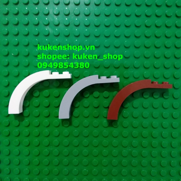 COMBO 3 Thanh Vòm Cong 1x6x3 NO.357 - Phụ Kiện MOC Non Lego Brick
