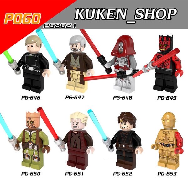 Lego Minifigures Các Mẫu Nhân Vật Trong Star Wars PG8021 - Mini Cuộc Chiến Giữa Các Vì Sao