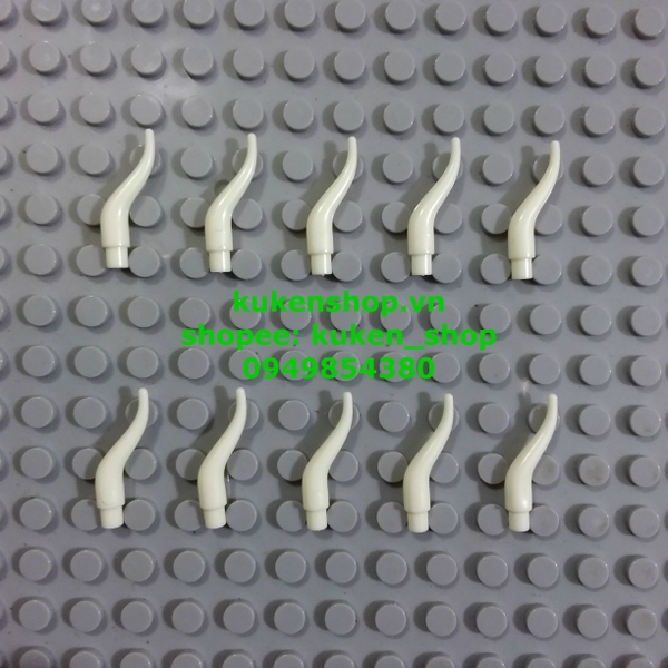 COMBO 10 Mảnh Sừng Trắng Loại Vừa NO.1131 - Phụ Kiện MOC