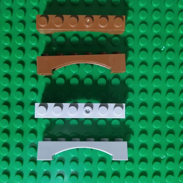 COMBO 2 Gạch Vòm 1x6 NO.152 - Phụ Kiện MOC