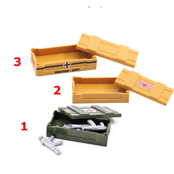 COMBO 2 Hòm Vũ Khí - Phụ Kiện MOC Army