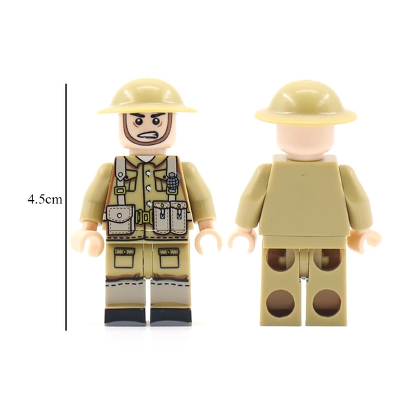 Lego Minifigures Nhân Vật Lính Anh Trong Thế Chiến 2 - Đồ Chơi Lắp Ráp