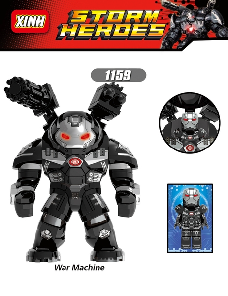 Bigfig Marvel Nhân Vật Hulkbuster War Machine Kèm Mini X1159 Mẫu Mới Ra Siêu Đẹp