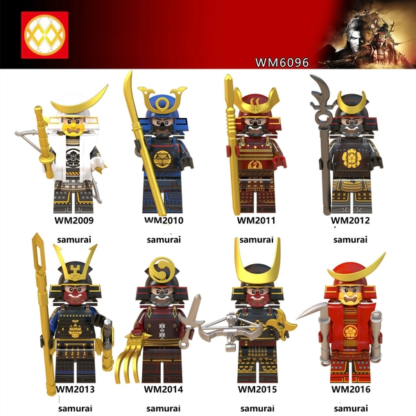 Minifigures Nhân Vật Samurai Armor Võ Sĩ Đạo Nhật Bản Mẫu Mới Ra Siêu HOT WM6096