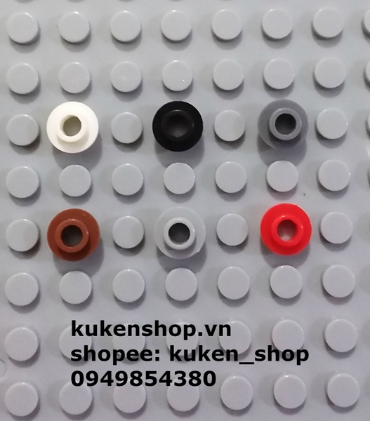 COMBO 10 Phụ Kiện Lego NO.1054 - Gạch Tròn 1x1 có Một Lỗ Xuyên Giữa