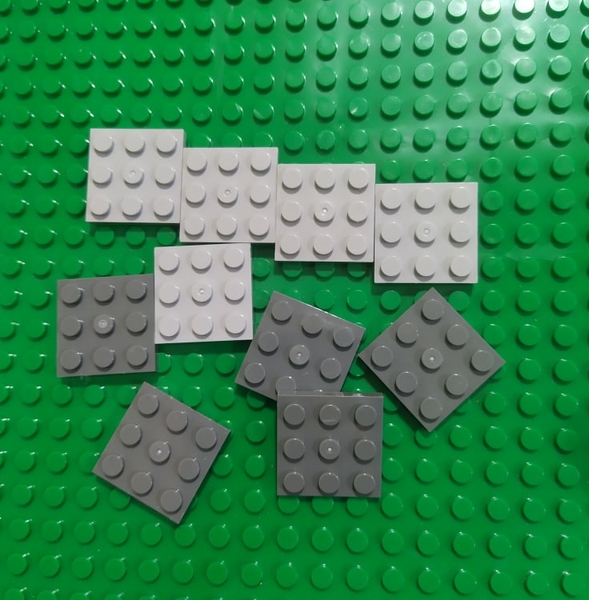 COMBO 5 Gạch Dẹt 3x3 NO.1340 - Phụ Kiện MOC Tương Thích Lego Part 11212