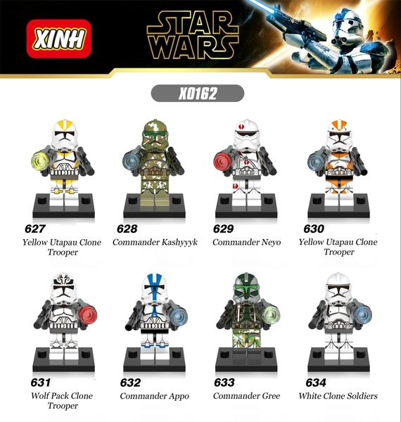 Lego Minifigures Star War Các Mẫu Nhân Vật Strooper Mẫu Siêu Đẹp X0162